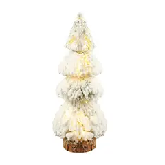 VATYERTY - Adorno de escritorio mini árbol de Navidad luminoso 20cm