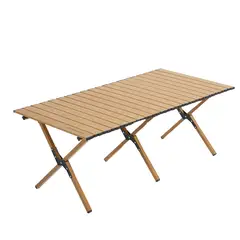 TERRA FORCE - MESA PLEGABLE CAMPING LICANRAY CAFÉ CLARO