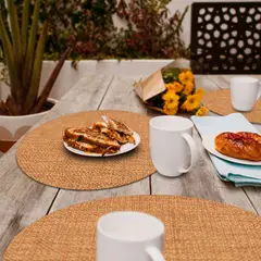 DAVANTI - Set 6 Individuales Luxe Autumn Redondo