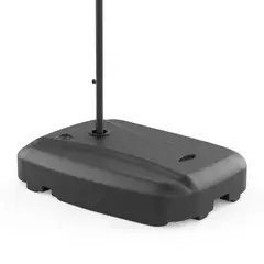 JAVIMATE - Base Para Quitasol Negra Con Ruedas 60 Litros