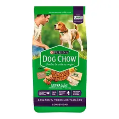DOG CHOW - - Alimento Perro Senior 7+ Longevidad 3 KG