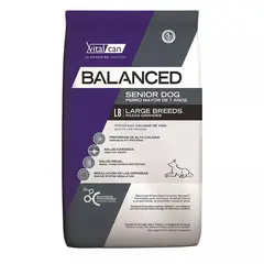 VITALCAN - Balanced - Alimento para Perro Senior Raza Grande 15 KG