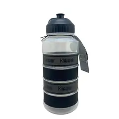 KEEP - Botella 1 litro Big Bands Libre De Bpa Negro