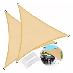 GENERICO - Pack X2 Toldos 3x3 Toldo Plegables Toldos Velas Triangular