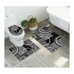 GENERICO - Juego De Alfombras De Baño Set De 3 Pcs Antideslizante