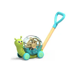 BABYLUNA - Carrito Caminador de Arrastre Lanza Burbujas para Niños