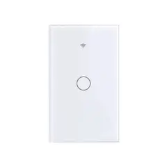 GENERICO - Interruptor inteligente Wifi Touch Blanco Simple