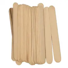 GENERICO - PALETAS PARA DEPILACION DE MADERA DESECHABLES 100 UNIDADES
