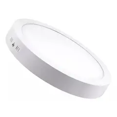 GENERICO - Plafon Techo Foco Sobrepuesto Panel Led Lampara Redondo 12w Luz Fria