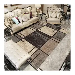 GENERICO - Alfombra 3d Con Diseño Geometrico Cuadrados 200x240 Cm