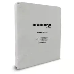 ILLUSIONS - Sabanas King de 180 hilos marca Blanca