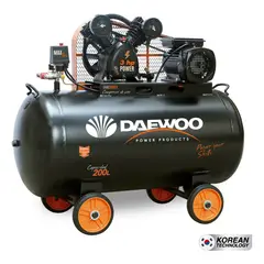 DAEWOO - Compresor De Aire Eléctrico DAAC200CV 200l 3hp 115psi