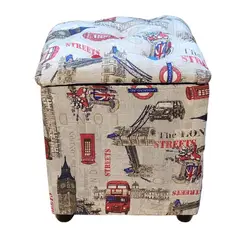 GENERICO - Pouf Baul London 40x33x45 Rimar