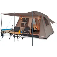 BOSSCAMP - Carpa Quintay 6 Personas 3000 Mm Techo Largo Toldo Extendido