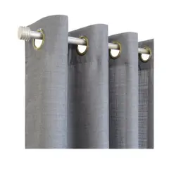 ILLUSIONS - Set De Cortinas Mónaco De 8 Piezas 140x220cm Marca Idetex Grafito