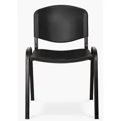 MODERNISMO - Silla visita ISO polipropileno negro