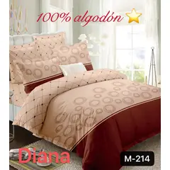 GENERICO - Cubrecama Reversible de Verano 1.5 Plaza