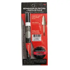 M2 - Lápiz Retocador Rayones Auto Gris Grafito con Pasta de Pulir