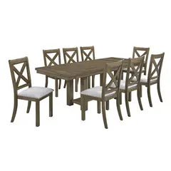MSA MUEBLES SANTA ANA - Juego de Comedor 8 Sillas Mortimer