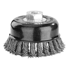TOTAL TOOLS - Escobilla Copa Trenzada Torcida 100mm Esmeril Total Tac32045