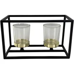 CAP DOR - Portavela Metálico Doble