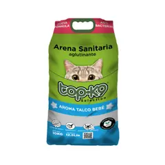 GENERICO - Arena Sanitaria aglutinante 10 kg aroma Talco Bebe.