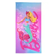 BARBIE - TOALLA PLAYA MULTICOLOR