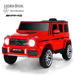 KIDSCOOL - Auto A Bateria Jeep Mercedes Benz G63 Rojo