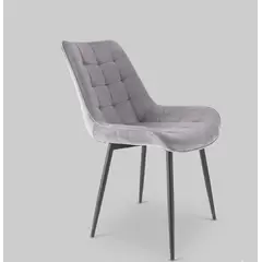 CORI CORI - Silla Capitonne Top Gris patas Negras