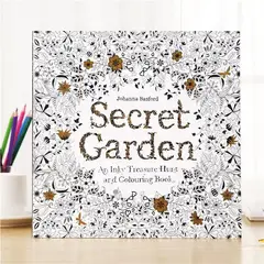 GENERICO - Libro Para Colorear Mandalas Jardin Secreto Secret Garden
