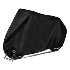COREJOY - Carpa Funda Cubre Moto Impermeable Orificio Candado XXL
