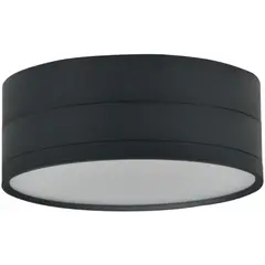 TECHNOLAMP - Foco Led Sobrepuesto 12w Luz Calida Negro Sigma