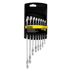 STANLEY - Juego 8 llaves combinadas métricas 88855