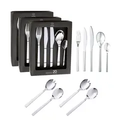 ARTHOME - Set Cuchilleria 64 Piezas Acero Inoxidable CUC08