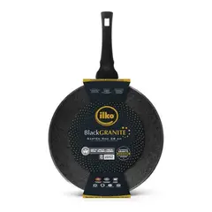 ILKO - Wok 28 Cm Antiadherente Granito Black Granite