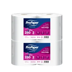 GENERICO - Toalla papel Industrial 250 mts (4 rollos 1000 mts) Propaper