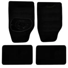 GENERICO - Alfombra Piso Auto Universal 4 Piezas