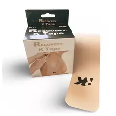 RECOVERY - CINTA TAPE KINESIOLOGICA BEIGE PRECORTADA 5CM X 5MT
