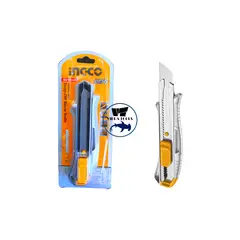 INGCO - Cuchillo Cartonero Aluminio 18x100 Mm Hkns11807