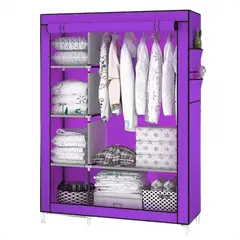 SUPERCENTER - Practico Armario Closet Ropero Armable Grande-Púrpura