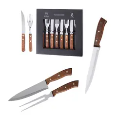 ARTHOME - Set Parrilla 11 Piezas Acero Inoxidable PAR08