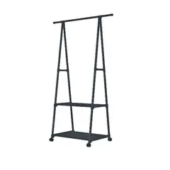 GENERICO - Perchero Multifuncional Organizador Ropa Zapatos Accesorios Negro