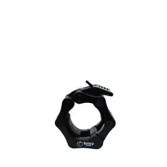 BOOTY POWER - Collarines de Seguridad para Barra de Pesa Olímpica Negro