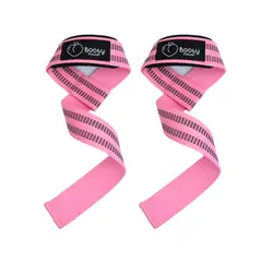 BOOTY POWER - Straps Gym- Straps para pesas Rosa