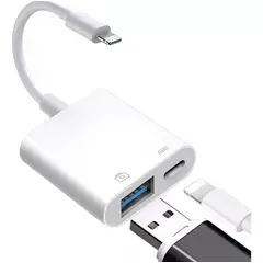 KUANGYE - Adaptador Lightning A Usb 3.0 Para iPhone iPad Otg