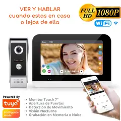 D MOTICA - Video Portero Wifi Inteligente Full Hd con Monitor Touch 7