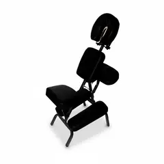LUMAX - Silla Masaje Plegable Con Bolso Negro