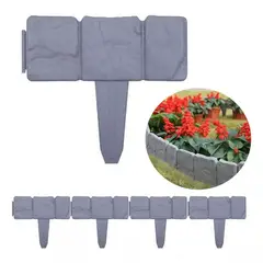 KUANGYE - Vallas Jardín Estacas Borde Diseño Piedras Adoquin X 5