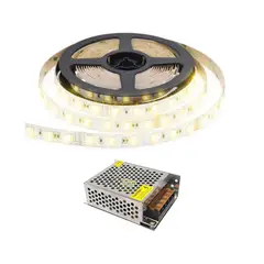 LED STUDIO - KIT CINTA 4,8W/MT L/CDA 12V + FUENTE 36W 12V BCO