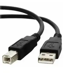 GENERICO - Cable Usb 2.0 Para Impresora Y Scanner A-B 1.5 Metros